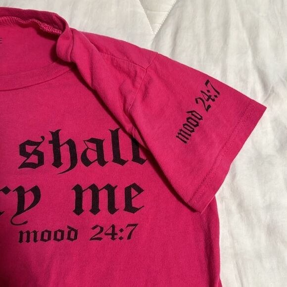 On Fire 100% Cotton Moody Magenta Tee M - Picture 5 of 8